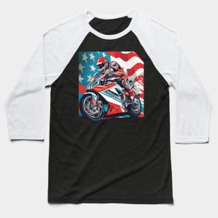 Motorsport Driver Baseball T-Shirt